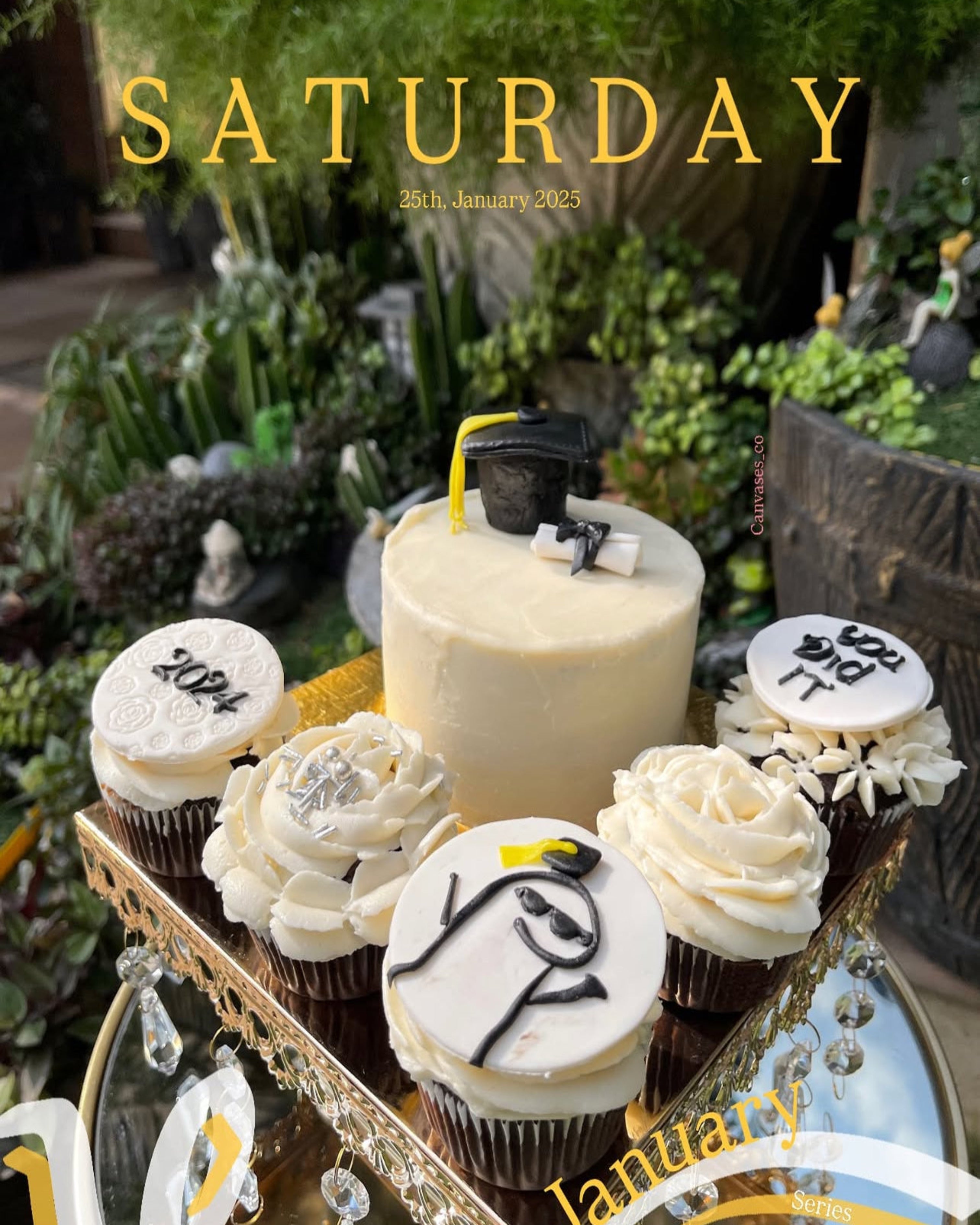 Graduation Celebration Cake Set